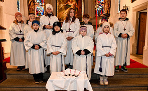 Minis-Aufnahme in der Pfarrgemeinde Hörsching