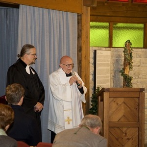 Pfarrer Hammer und Pfarrer Kirsch