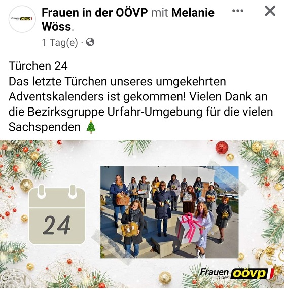 umgekehrter Adventkalender