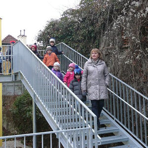 Feuerwehrübung im Kindergarten