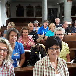 Andacht in der Kirche in Frankenmarkt