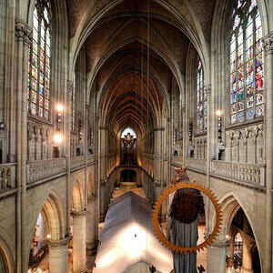 Ein Zelt im Linzer Mareindom