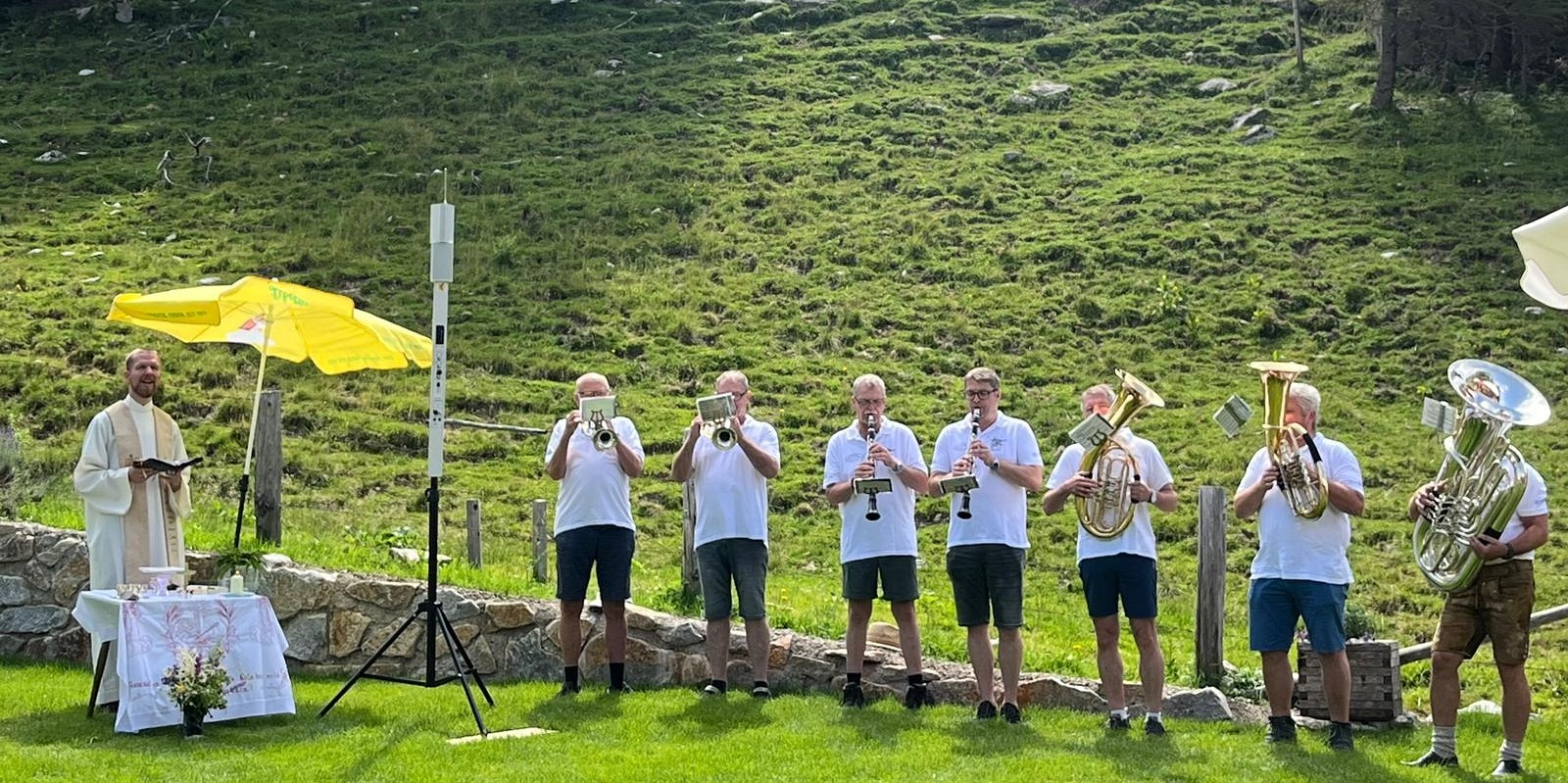Messe bei der Poschnhütte