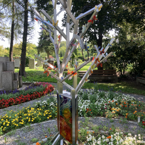 Kinder-Gedenkstätte am Friedhof Wels