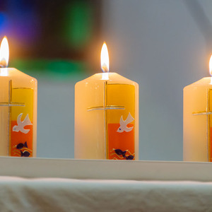 Täuflingssegnung beim Gottesdienst am 5. Februar 2023