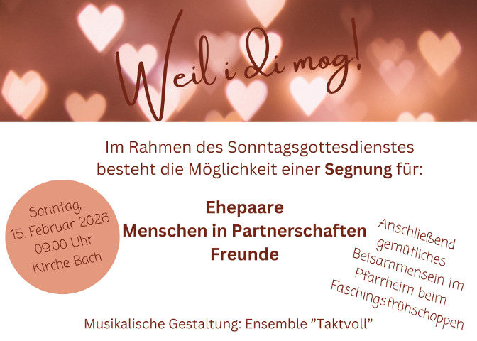 Segnung Paare, Partner, Freunde