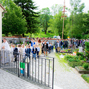 Einzug in die Kirche