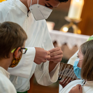 Familiengottesdienst mit Aufnahme der JS- und Ministrantenkinder vom Vorjahr