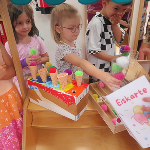 Eissalon im Kindergarten