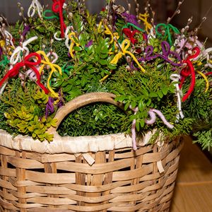 fertig geschmückte Buschen