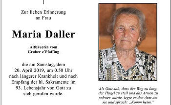 Maria Daller