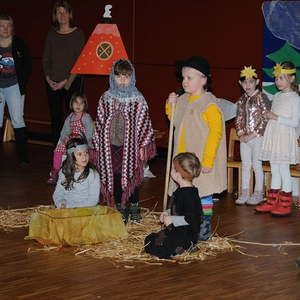 Kindergarten feiert Weihnachten