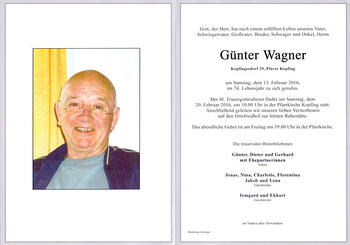 Günter Wagner / © Pfarrgemeinde Kopfing Günter Wagner