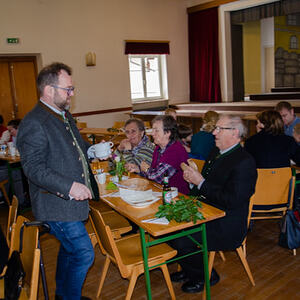 Fastensuppenessen in der Pfarre Kopfing