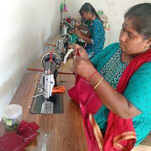 Schneidereikurs in der Diözese Dindigul in Indien