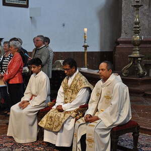 Abschied des Pfarrer P. Brian