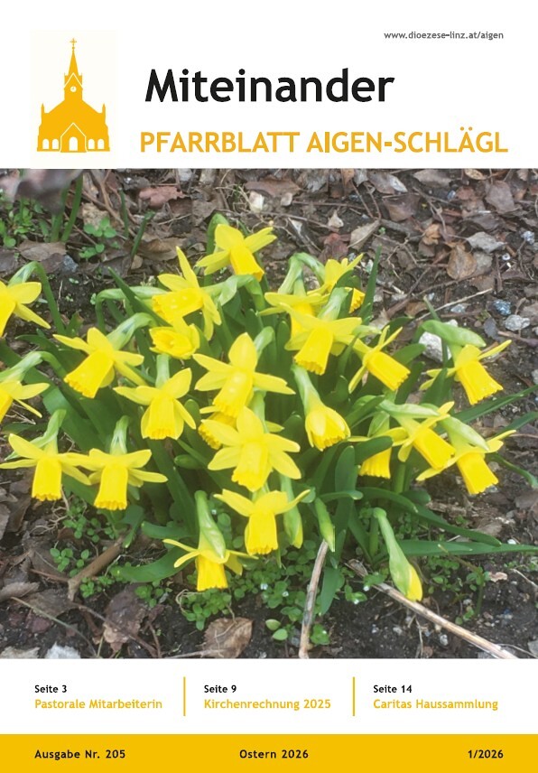 Titelseite Pfarrblatt Ostern