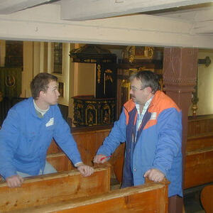 Außenrenovierung Pfarrkirche 2005