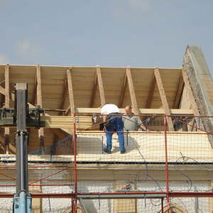 Renovierung Dach Doblkapelle / 2. Tag