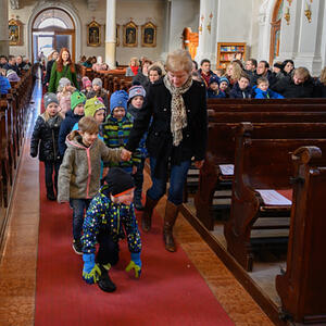 Familiengottesdienst der Pfarrcaritas Kinderbetreuungseinrichtung Kopfing