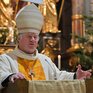 Bischof Manfred Scheuer hielt die Festpredigt.