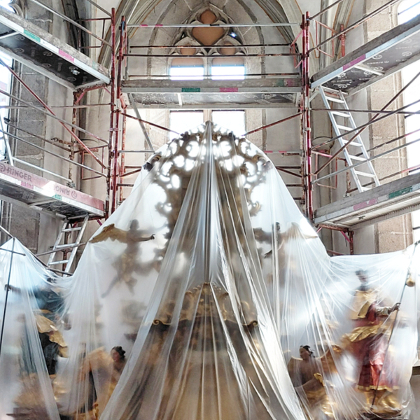 Baustelle Kirchenfenster