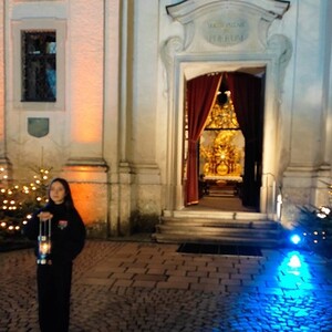 Friedenslicht-Übergabe