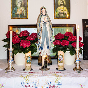 Maiandacht in Hart mit den Jägern