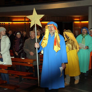 Sternsinger bei den Gottesdiensten