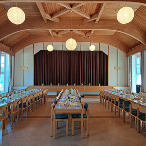 Entsprechende Küche für unseren schönen Pfarrsaal