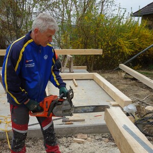 Roboteinsatz beim Pfarrzentrum