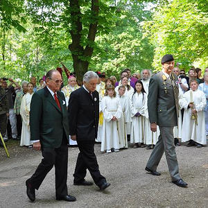 Gedenkfeier 200 Jahre Schlacht um Ebelsberg im Schloßpark