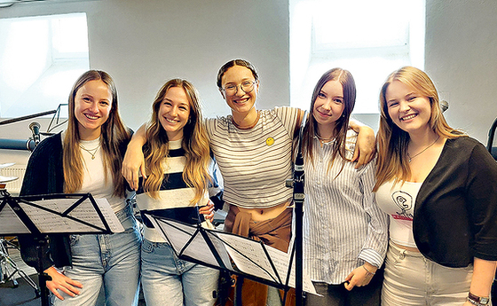 Beim gemeinsamen Komponieren haben die Schülerinnen des ORG Vöcklabruck viel gelernt.