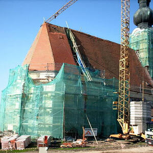 Außenrenovierung Pfarrkirche 2005