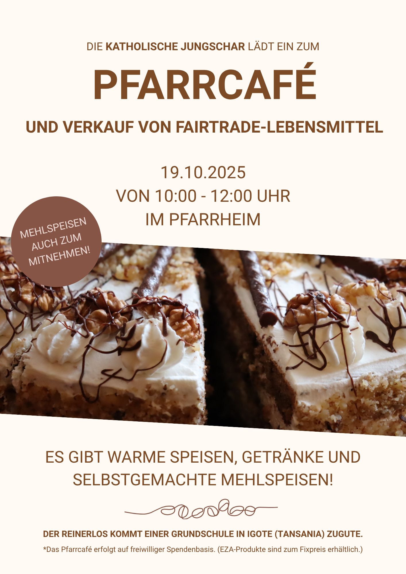 Pfarrcafé Weltmissionssonntag