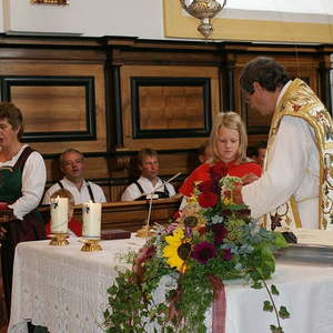 Erntedankfest mit Pfarrfoto
