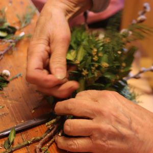 Palmbuschenbinden in St. Quirinus