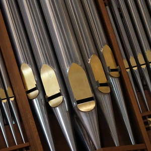 Pfeifen der Pflüger-Chororgel im Linzer Mariendom