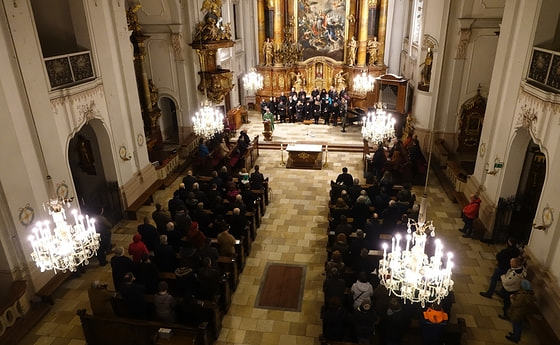 Abendgottesdienst in der Ursulinenkirche mit dem Konservatorium für Kirchenmusik der Diözese Linz