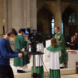 Generalprobe für den Rundfunkgottesdienst aus dem Mariendom Linz