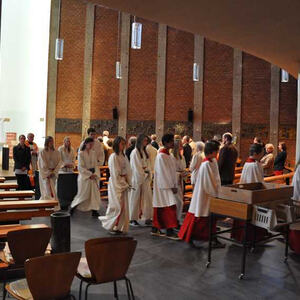 Ministranten Maiandacht