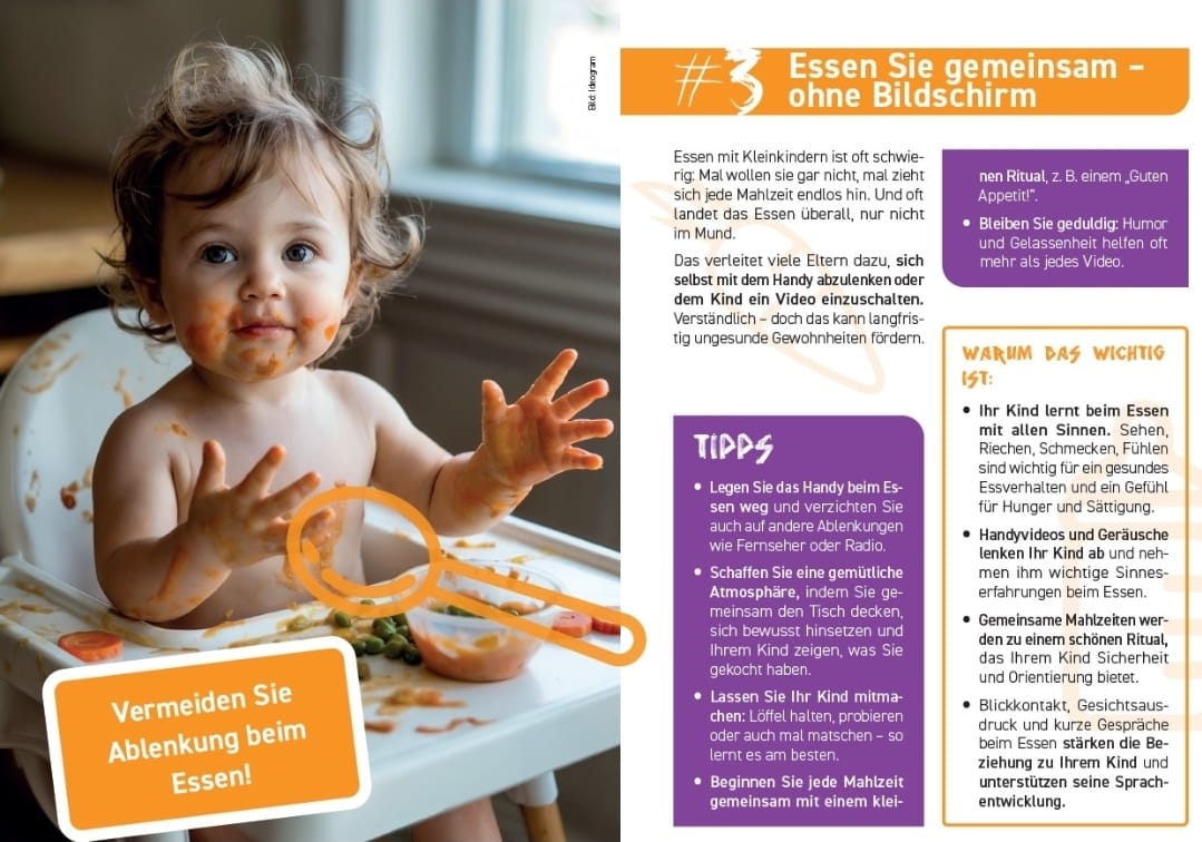 Essen Sie gemeinsam - ohne Bildschirm
