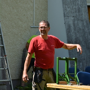 Vorbereitungen für das Pfarrfest