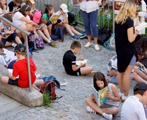 Leseflashmob in Gmunden