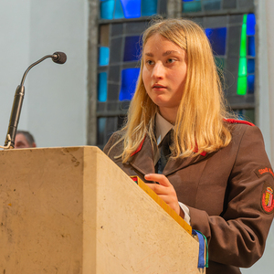 Florianimesse der Feuerwehr Kirchdorf in der Pfarrkirche mit Pfarrer P.Severin Kranabitl
