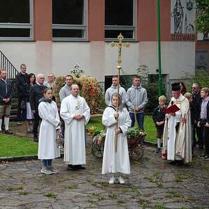 Segnung der Erntekrone