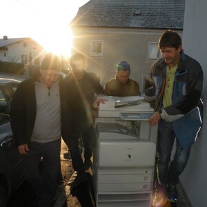 Fotos vom Übersiedeln am 3.12.2016