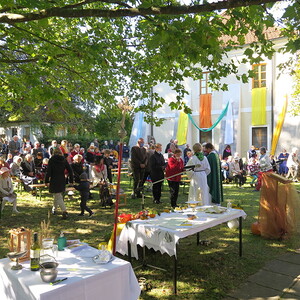 Erntedankfest am 4.10.2020 im Pfarrgarten