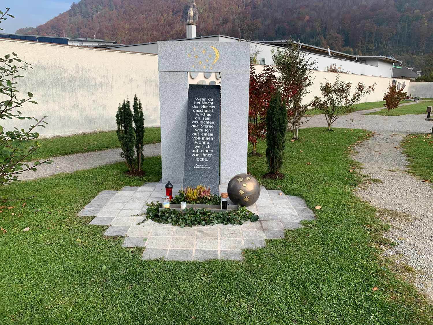 Friedhof Ternberg / © Monika Ahrer Gedenkstätte stillgeborene Kinder am Friedhof Ternberg