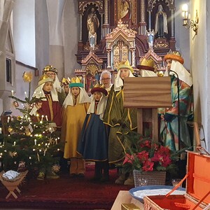 Sternsinger beim Gottesdienst